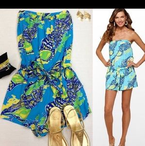 Lilly Pulitzer Ritz Sound the Horn romper size XS